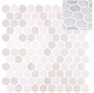 Hex Hexagon Blends "Stoneglass Opalo White"