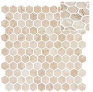 Hex Ecostones "Crema Marfil Matte"