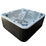 Гидромассажная ванна Astralpool SELECT графит + форсунки + аудио + Lumiplus + изоляционная крышка (артикул 62398AР323)
